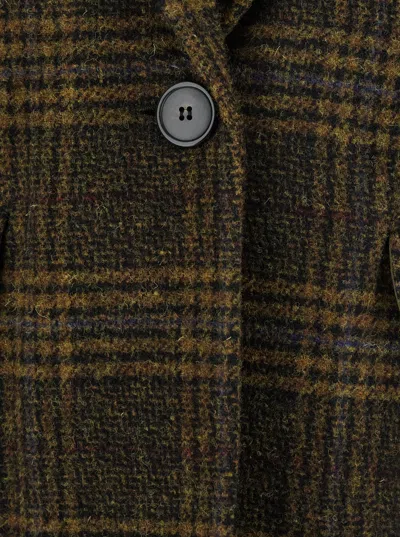 Isabel Marant Étoile Womens Gesina Checked Blazer In Brown