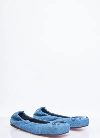 Jacquemus Women's Square Dancer Sandal In Blue