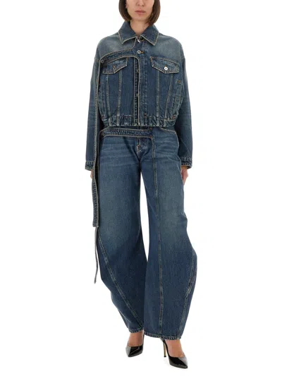 Jean Paul Gaultier Low-rise Jeans In Blue