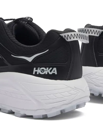 Hoka Black/cosmic Grey Mafate Three2 Sneakers In Black