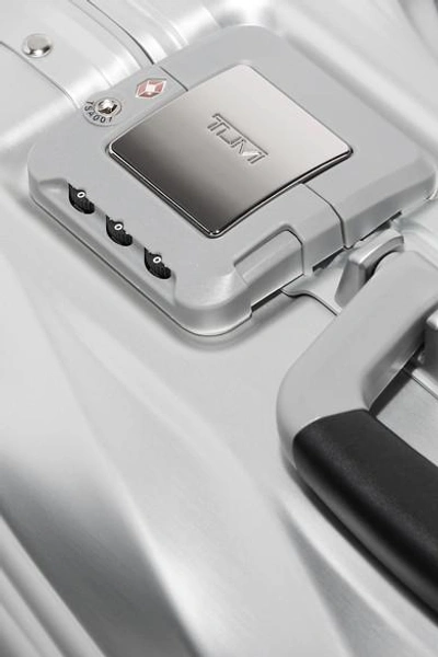 Shop Tumi International Carry-on Aluminum Suitcase In Silver