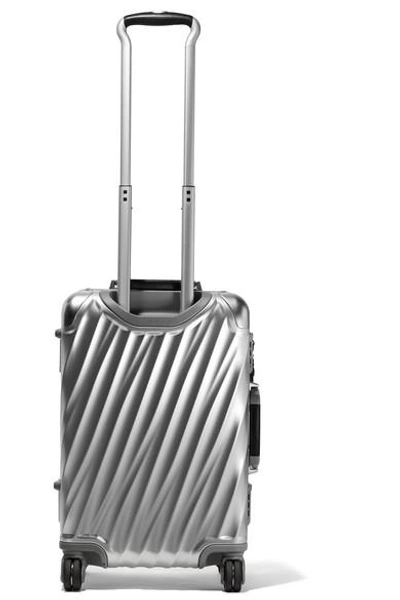 Shop Tumi International Carry-on Aluminum Suitcase In Silver