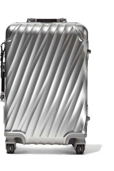 Shop Tumi International Carry-on Aluminum Suitcase In Silver