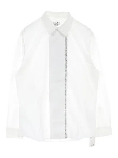 Pre-owned Hermes 2010s Cotton Shirt In White