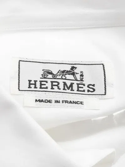 Pre-owned Hermes 2010s Cotton Shirt In White