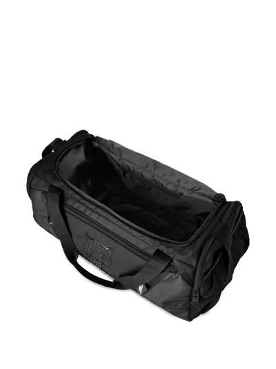 Plein Sport Embossed-logo Gym Bag In Black