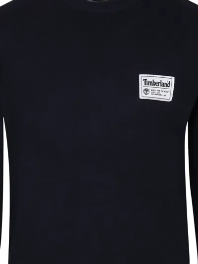 Timberland Logo-appliqué Jumper In Black