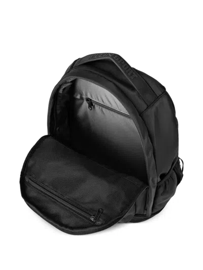 Plein Sport Embossed-logo Backpack In Black