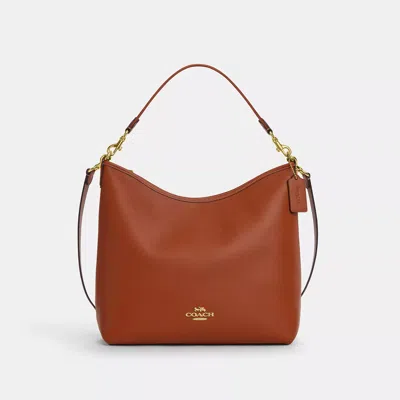 Coach Laurel Large Shoulder Bag In Beige