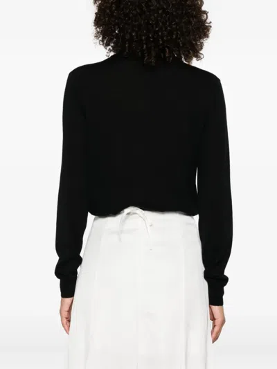 P.a.r.o.s.h Button-up Bodysuit In Black