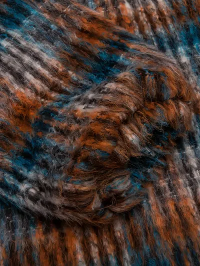 South2 West8 Plaid Logo-patch Jacket In Brown