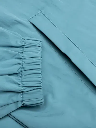 Awake Ny Logo-patch Twill Jacket In Blue