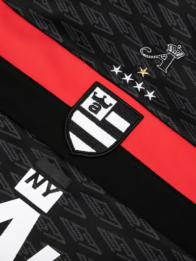 徽章图案平纹针织T恤