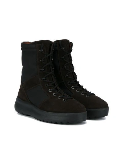 Shop Gucci Season 3 Military Boots In Brown