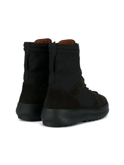 Shop Gucci Season 3 Military Boots In Brown