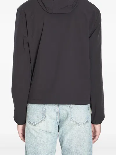 Moncler Zip-fastening Hooded Jacket In Black