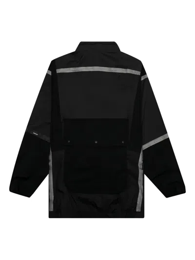 Sacai Reflective-panel Jacket In Black