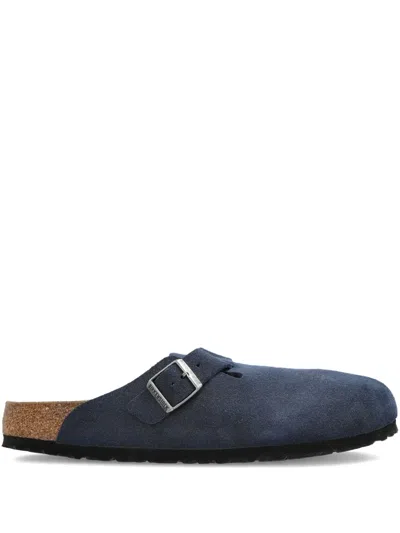 Birkenstock Boston Leve Bs Clogs Regular Fit Suede New Navy In Blue ...