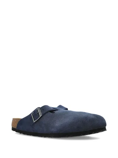 Birkenstock Boston Leve Bs Clogs Regular Fit Suede New Navy In Blue ...
