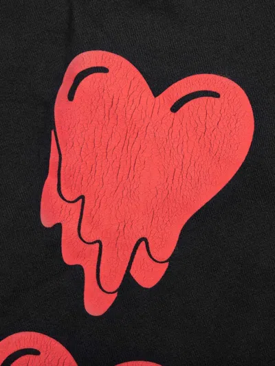 Emotionally Unavailable Melting-heart Logo Sweatpants In Black