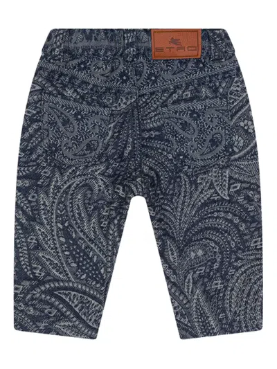 Etro Jeans With Print In Black