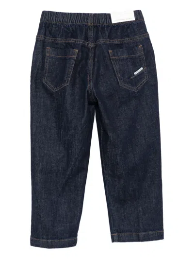 松紧裤腰牛仔裤