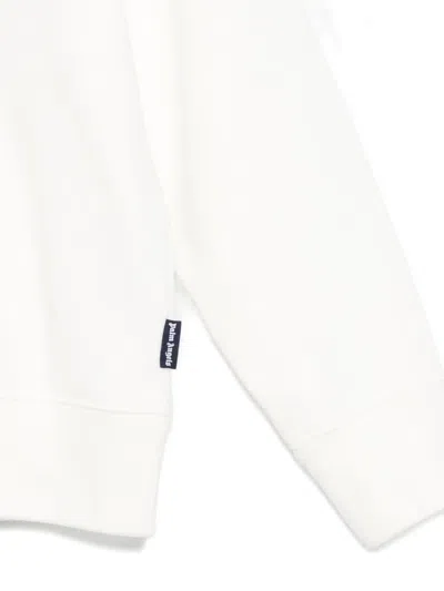 Palm Angels Spray Bear Sweatshirt In White