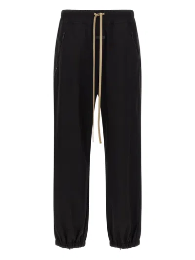 Fear Of God Black Nylon And Cotton Jogging Trousers