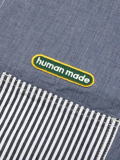 CRAZY COVERALL 刺绣拼贴设计衬衫式夹克