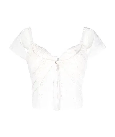 Jacquemus Le Tovallo Blouse In White