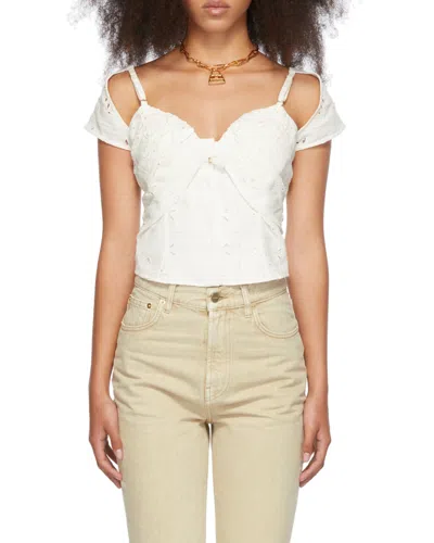 Jacquemus Le Tovallo Blouse In White