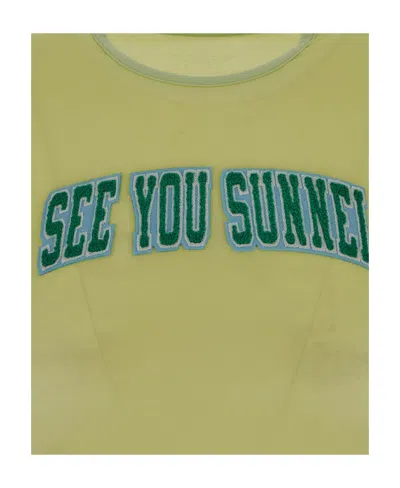 Sunnei See You T-shirt In Multi