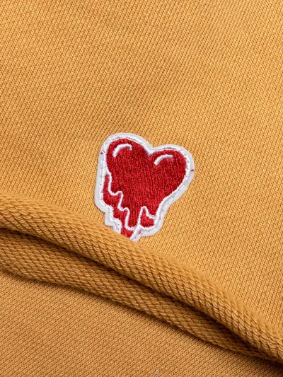 Emotionally Unavailable Logo-patch Shorts In Yellow