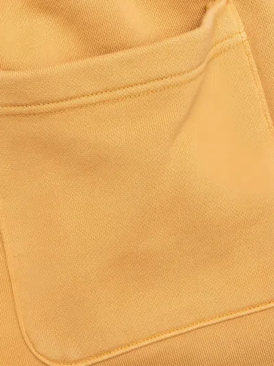 Emotionally Unavailable Logo-patch Shorts In Yellow