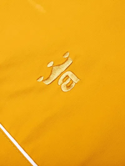 Awake Ny Embroidered-detail Zip-front Jacket In Orange