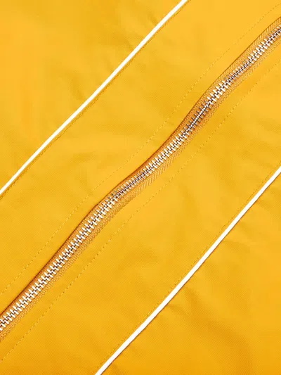 Awake Ny Embroidered-detail Zip-front Jacket In Orange