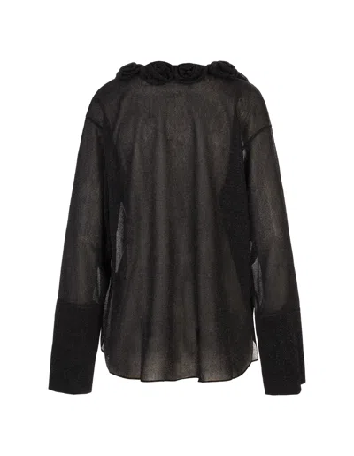 Oseree Top Oséree Woman Color Black In Black