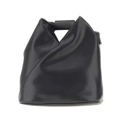 Mm6 Maison Margiela Faux Leather Japanese Kids Bag Kids In Black