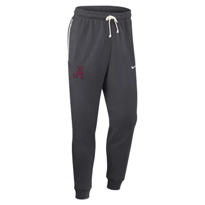 Nike Anthracite Alabama Crimson Tide 2025 Sideline Performance Taper Pants In Gray