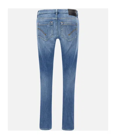 Dondup Five-pocket Denim Trousers In Blue
