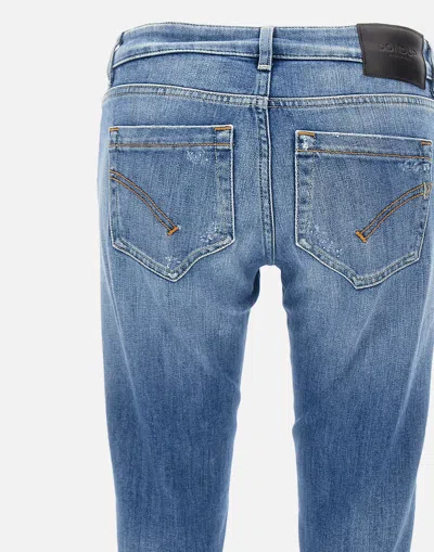 Dondup Five-pocket Denim Trousers In Blue