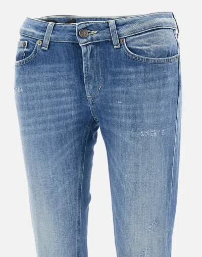 Dondup Five-pocket Denim Trousers In Blue
