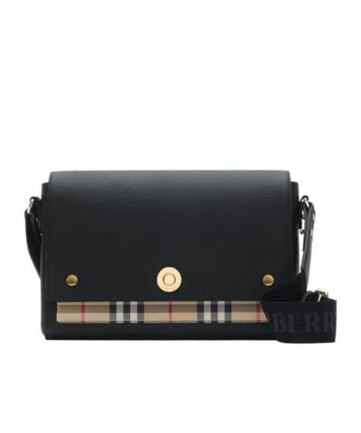 Burberry Women's Note Bag In Black