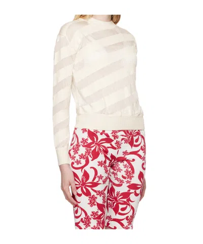 Gimaguas Zebara Striped Jumper In Neutrals