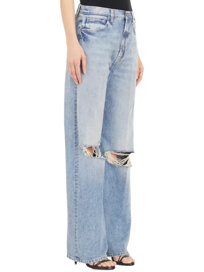 Dondup Pantalone In Denim Francine In Blue