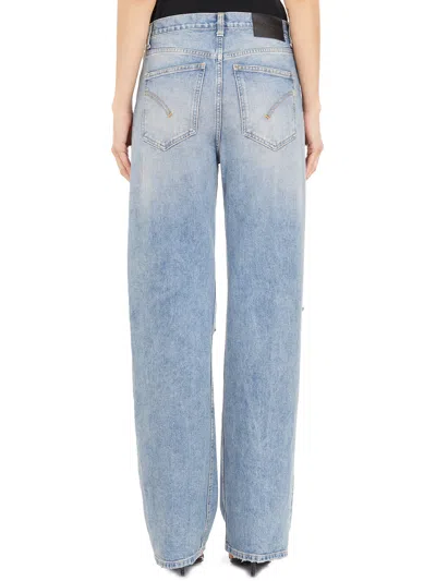 Dondup Pantalone In Denim Francine In Blue