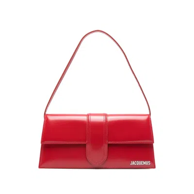 Jacquemus La Petite Pochette Rond C Shoulder Bag In Red