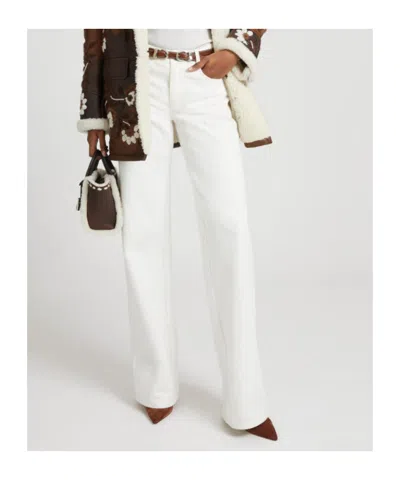 Ermanno Scervino Wide-leg Jeans In White