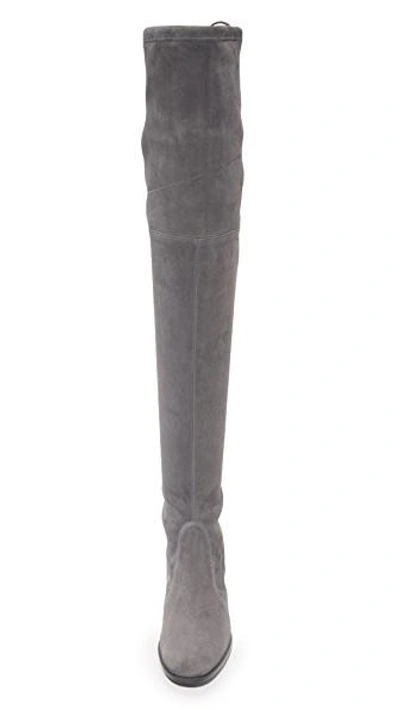 Shop Stuart Weitzman Tieland Over The Knee Boots In Slate