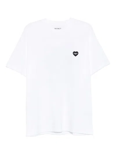 Carhartt Heart Ii Hartt T-shirt In White